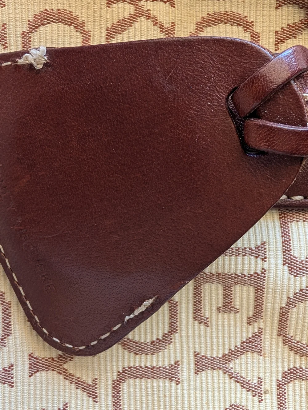 Dooney & Bourke Vintage 90/ Y2K Beige Canvas Tote with Brown Leather Trim